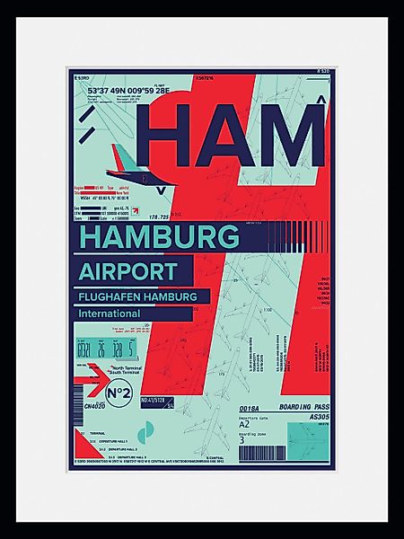 queence Bild »HAM AIRPORT«, Flugzeuge-Magazincover-Mode-Fashion-Deutschland günstig online kaufen