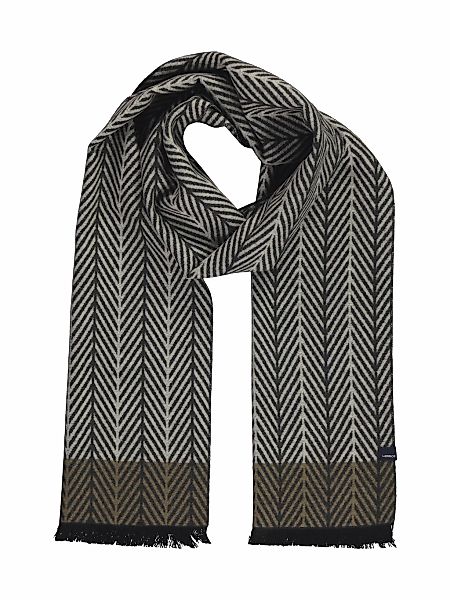 LERROS Wollschal "LERROS Herrenschal mit Fischgrat-Muster" günstig online kaufen