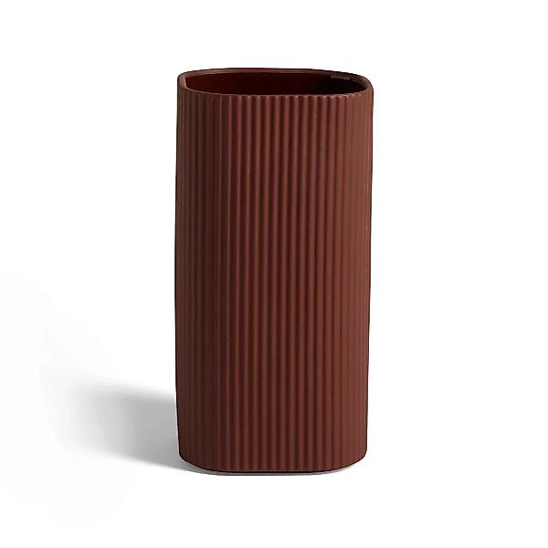 Facade Vase 22cm Dark terracotta günstig online kaufen
