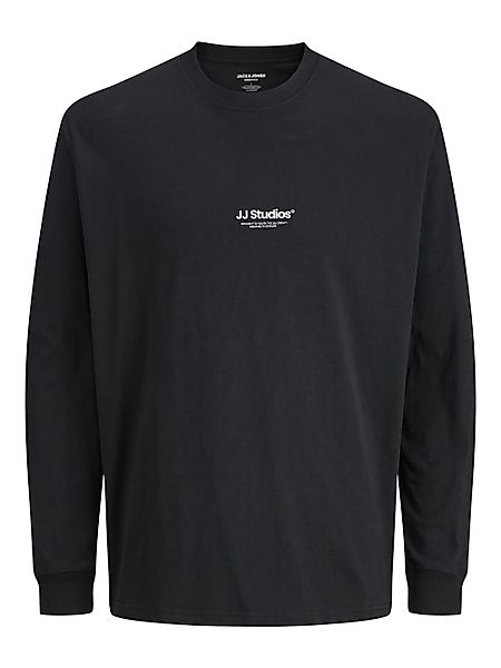 Jack & Jones Herren Langarmshirt JJESOHO TEE LS CREW NECK - Relaxed Fit günstig online kaufen