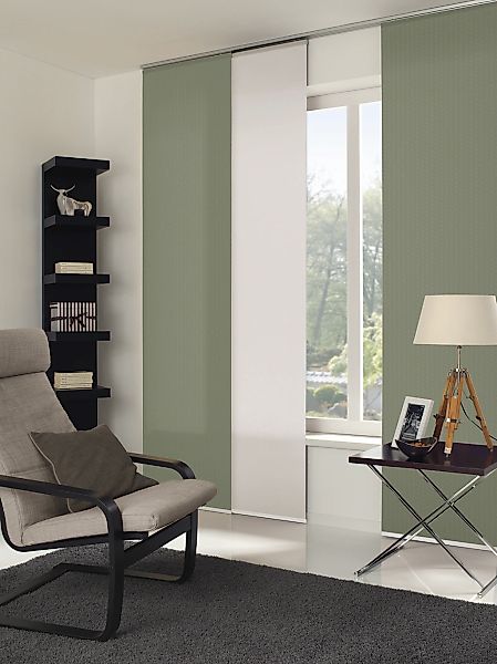 GARDINIA Schiebegardine "Flächenvorhang Zen Silence" 1 Stk. tlg. blickdicht günstig online kaufen