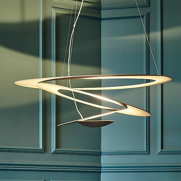 Artemide Pirce LED-Hängelampe gold 3.000 K günstig online kaufen