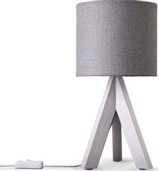 Paco Home Tischleuchte BAJO CANVAS UNI günstig online kaufen