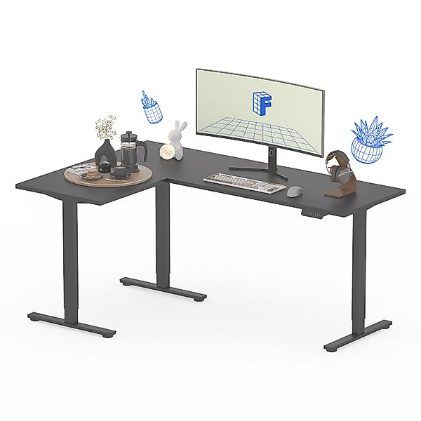 FLEXISPOT Eckschreibtisch Q1/Q3L L-Computertisch (4 Höhen-Speicherplätze günstig online kaufen