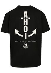 F4NT4STIC T-Shirt "Oversized T-Shirt Ahoi Anker Knut & Jan Hamburg" Print günstig online kaufen