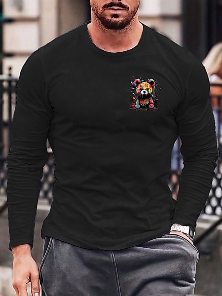 RMK Langarmshirt Herren Longsleeve Rundhals Basic günstig online kaufen