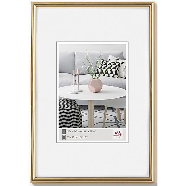 walther design Galeria Kunststoff Bilderrahmen  30x40 cm Gold günstig online kaufen