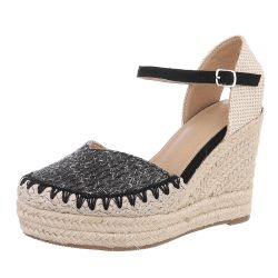 Ital-Design Moderne Espadrilles mit Keilabsatz für günstig online kaufen
