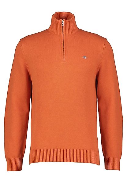 Gant Strickpullover Herren Troyer CASUAL COTTON günstig online kaufen