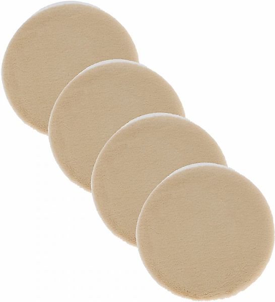 ASTRA Teppich »Elda«, rund, 13 mm Höhe, runde Dekofelle im 4 er Set, kusche günstig online kaufen