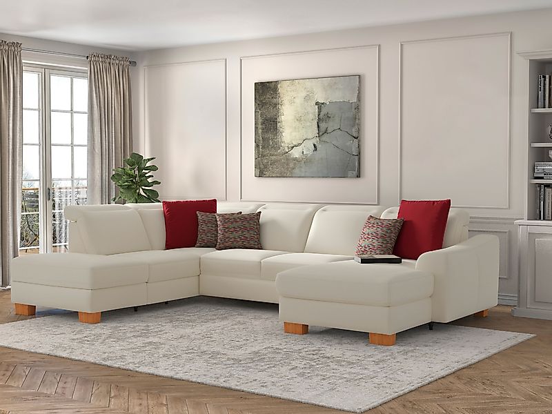 sit&more Wohnlandschaft "Dundee U-Form" mit Federkern und Massivholzfüßen, günstig online kaufen