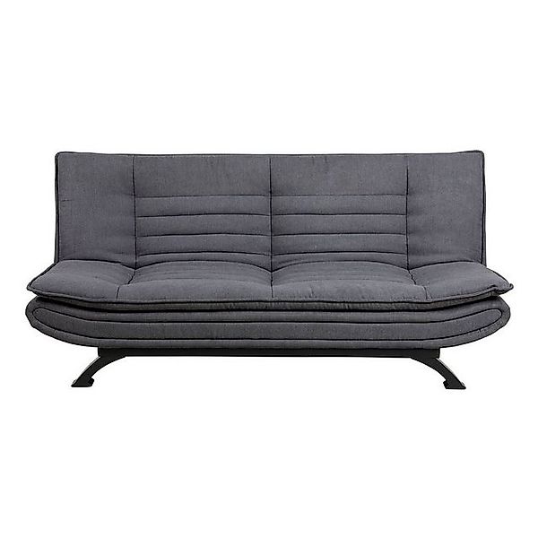 ebuy24 Schlafsofa Fanny Schlafsofa dunkelgrau, Metall schwarz. günstig online kaufen