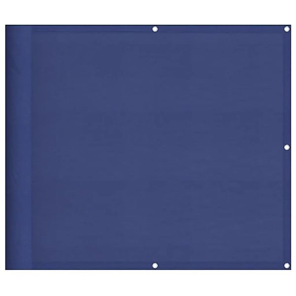 vidaXL Balkon-Sichtschutz Blau 90x700 cm 100 % Polyester-Oxford 4000284 günstig online kaufen