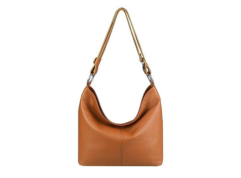 ITALYSHOP24 Shopper Made in Italy Damen Leder Tasche Schultertasche, als Ha günstig online kaufen
