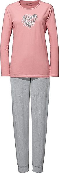 REDBEST Pyjama Damen-Schlafanzug Single-Jersey Uni günstig online kaufen
