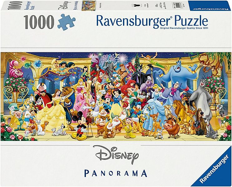 Ravensburger Puzzle Disney Classics, Panorama, Disney Gruppenfoto, 1000 Puz günstig online kaufen