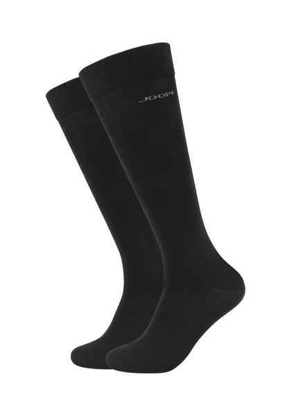 JOOP Kniestrümpfe "premium essentials" 2 Paar tlg. mit Logoschriftzug am Bu günstig online kaufen