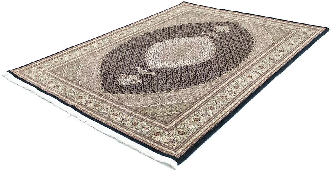 morgenland Teppich »Täbriz 50 Raj Teppich handgeknüpft braun«, rechteckig günstig online kaufen