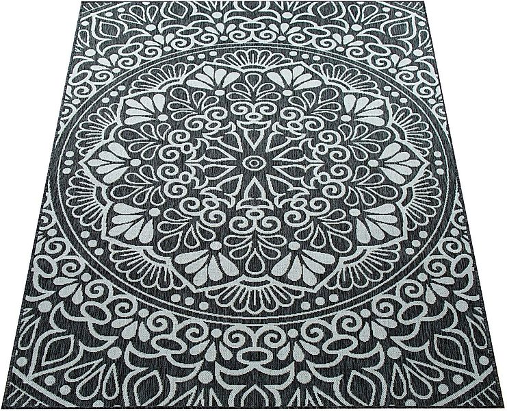 Paco Home Teppich »Coco 205«, rechteckig, 4 mm Höhe, Flachgewebe, Paisley M günstig online kaufen