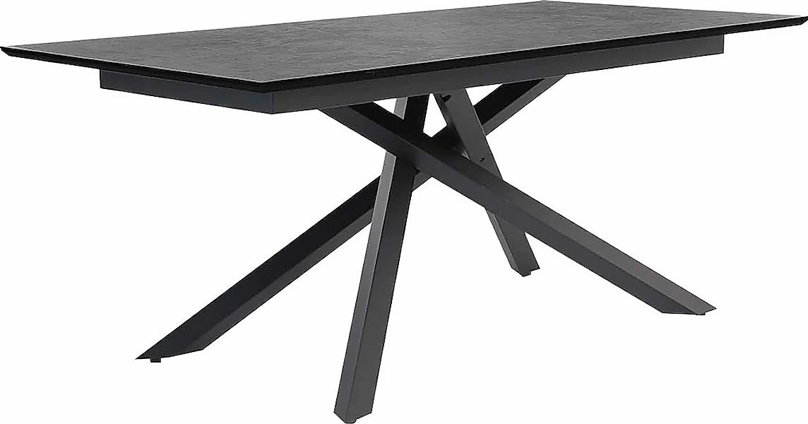 Jockenhöfer Gruppe Esstisch Silas, in 180x90 cm, Tischplatte in anthrazitfa günstig online kaufen