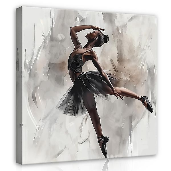 Wallarena Leinwandbild Ballerina Frau Abstrakt Wandbild günstig online kaufen
