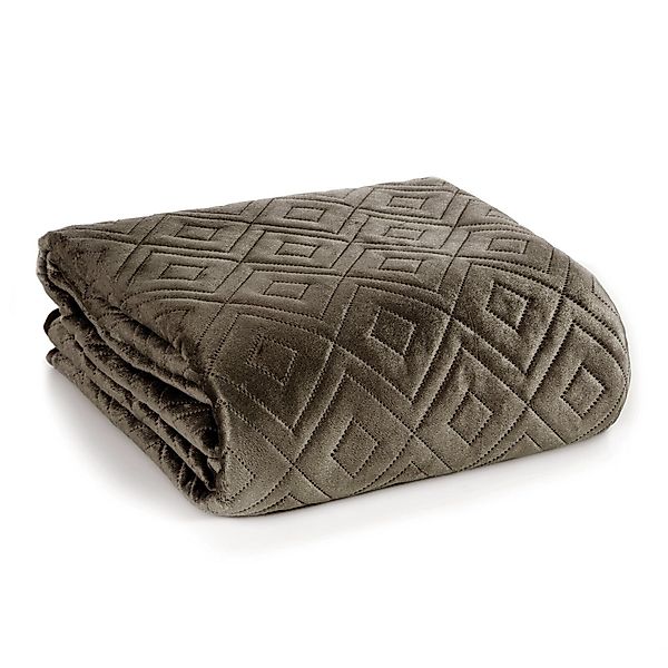 Eurofirany Bettüberwurf ARIEL, Velvet Decke Velours günstig online kaufen