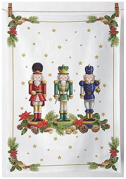 Ambiente® Geschirrtuch Bearded nutcracker, (2-tlg., 2-teilig), Geschirrtüch günstig online kaufen