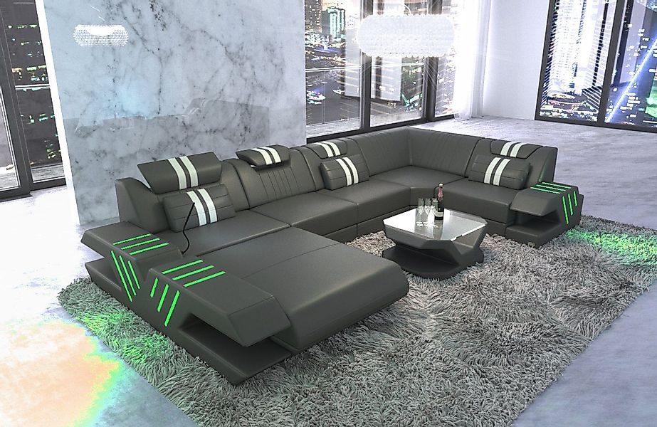 Sofa Dreams Wohnlandschaft Ledercouch Sofa Leder günstig online kaufen