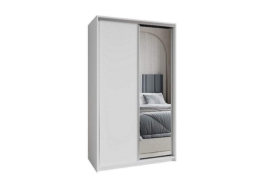 Masseno Schwebetürenschrank TAVI Kleiderschrank mit Spiegel und Schubladen günstig online kaufen