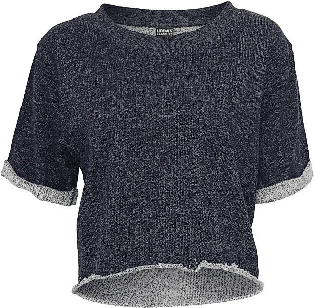 URBAN CLASSICS T-Shirt "Urban Classics Damen Ladies Melange Cropped Short S günstig online kaufen