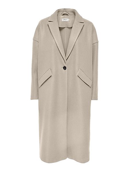 ONLY Langer Mantel Damen Beige günstig online kaufen