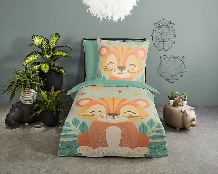 PURE luxury collection Kinderbettwäsche "Thijn" 2 Stk. tlg. Mikrofaser, 135 günstig online kaufen