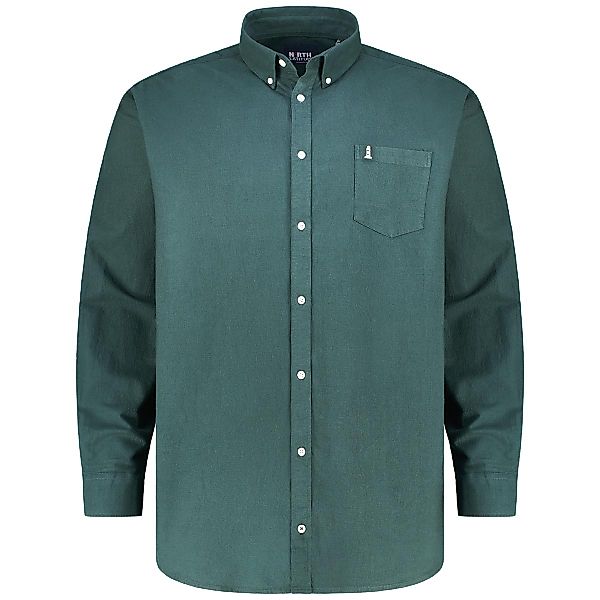 North Freizeithemd mit Stretch Farbe grün Größe: 4XL günstig online kaufen