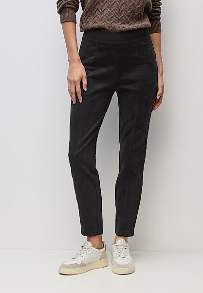 STREET ONE Stoffhose, aus Velour günstig online kaufen