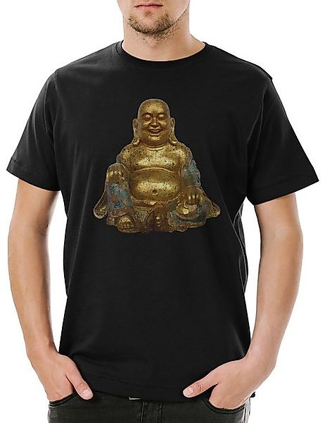 Urban Backwoods Print-Shirt Buddha Vintage Herren T-Shirt Yantra Hinduism B günstig online kaufen