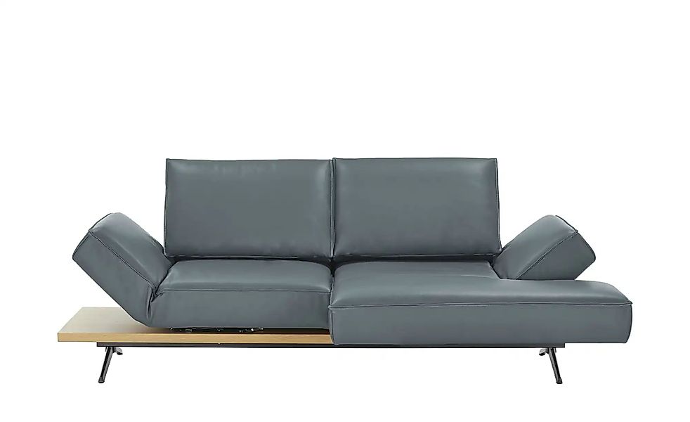 KOINOR Ecksofa Echtleder Phoenix ¦ blau ¦ Maße (cm): B: 240 H: 116 T: 132 P günstig online kaufen