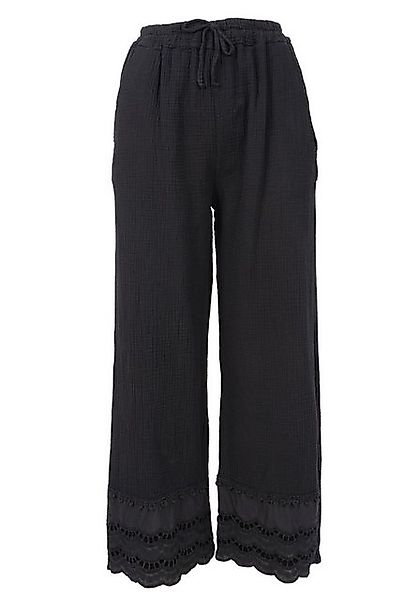 Seasons of April Jerseyhose INES MUSSELIN Musselin Hose mit Lochstickerei u günstig online kaufen