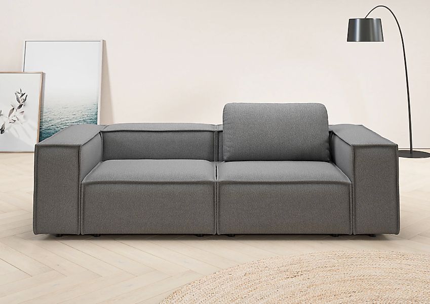 Home affaire 2-Sitzer "Watertown, modernes Sofa 246 cm breit, auch in Feinc günstig online kaufen