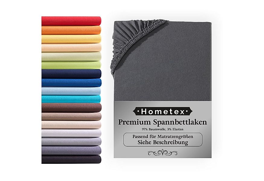 Hometex Premium Textiles Spannbettlaken Premium Boxspringbett Spannbetttuch günstig online kaufen