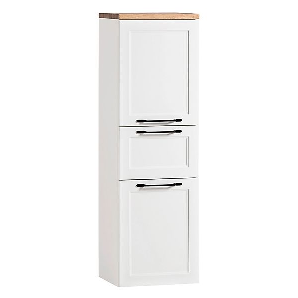 Held Möbel Midischrank Padua 40 cm matt Weiß-Weiß günstig online kaufen
