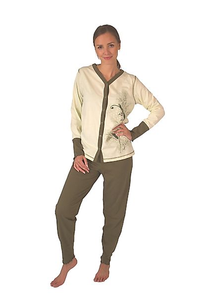 Consult-Tex Pyjama Damen Pyjama Schlafanzug DW311blau günstig online kaufen