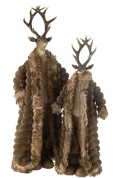 MF Skulptur Dekofigur Hirsch stehend mit günstig online kaufen