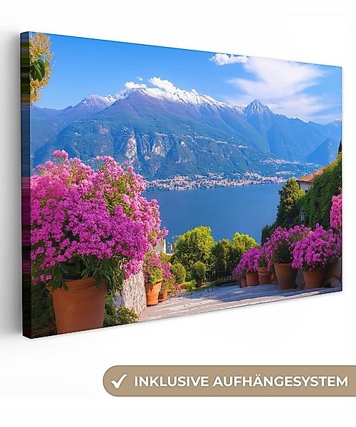 OneMillionCanvasses® Leinwandbild Comer See - Italien - Landschaft, Fotodru günstig online kaufen