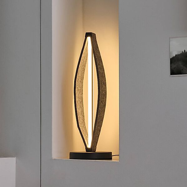 OSRAM LED-Tischlampe Decor Flat Felt grau, Filz, 3.000 K günstig online kaufen