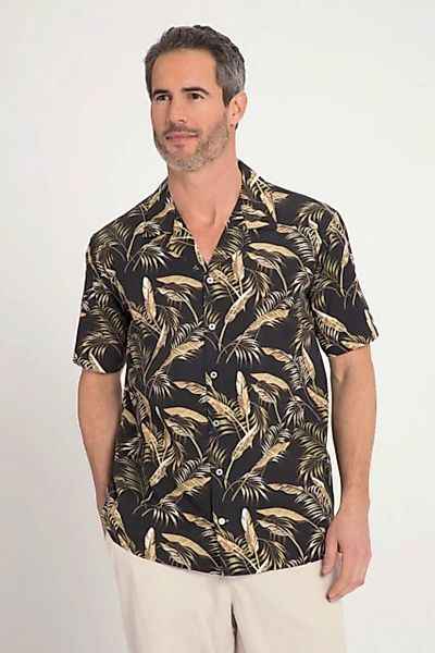 JP1880 Kurzarmhemd Hemd Beachwear Halbarm Tropical Print Kuba-Kragen günstig online kaufen