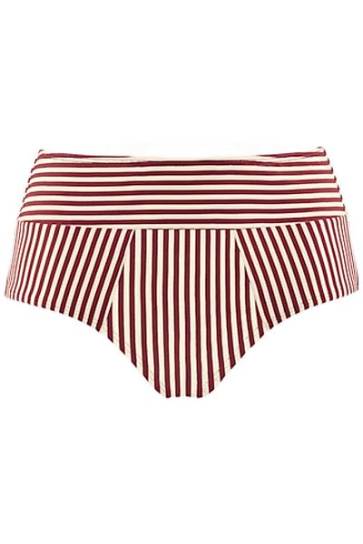 Holi Vintage Highwaist Bikini Briefs |  Red-ecru günstig online kaufen