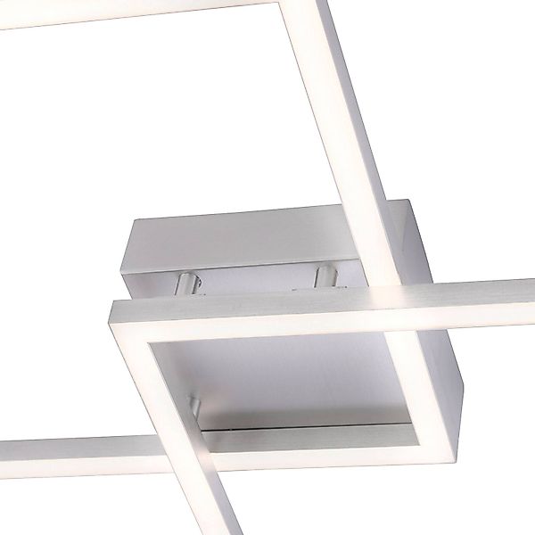 Just Light. LED-Deckenleuchte Lolasmart-Maxi Stahl App-Steuerbar 63 x 63 cm günstig online kaufen