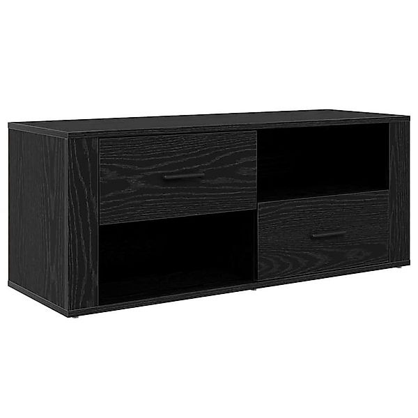 vidaXL TV-Schrank Schwarz Eichen-Optik 100 x 35 x 40 cm Holzwerkstoff 88101 günstig online kaufen