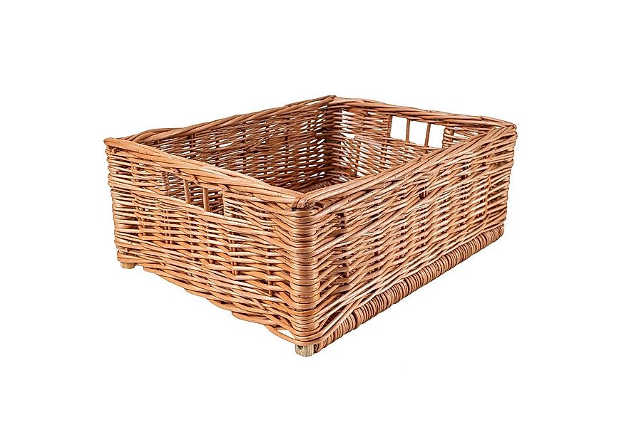 Creative Home Holzkiste Weidenkorb Aufbewahrungskorb, Handgeflochten, Haltb günstig online kaufen