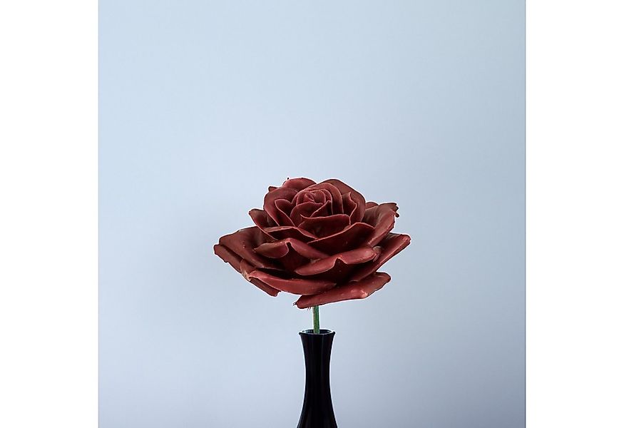 matches21 HOME & HOBBY Bastelnaturmaterial Große Wachs-Blüten Textil-Rosen günstig online kaufen